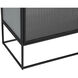 Parsons 71 X 15 inch Clear / Matte Black Sideboard, Large